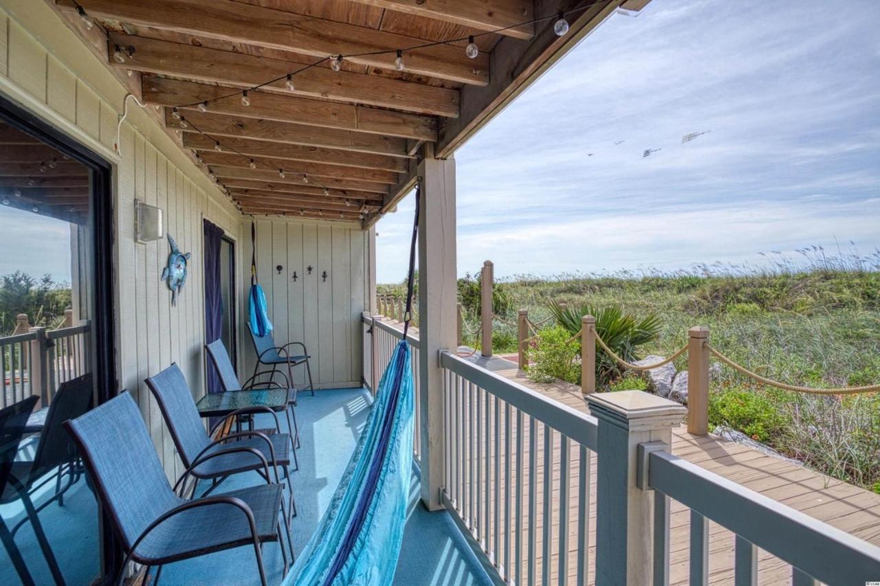 Beautiful Beachfront-Oceanfront First Floor 2Br 2Ba Condo In Cherry Grove, North Myrtle Beach! Renovated With A Fully Equipped Kitchen, 3 Separate Beds, Pool, Private Patio & Steps To The Sand! 外观 照片