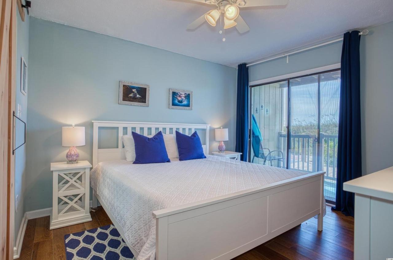 Beautiful Beachfront-Oceanfront First Floor 2Br 2Ba Condo In Cherry Grove, North Myrtle Beach! Renovated With A Fully Equipped Kitchen, 3 Separate Beds, Pool, Private Patio & Steps To The Sand! 外观 照片