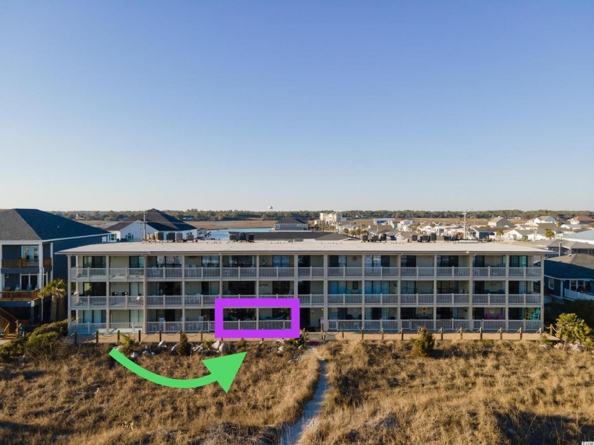 Beautiful Beachfront-Oceanfront First Floor 2Br 2Ba Condo In Cherry Grove, North Myrtle Beach! Renovated With A Fully Equipped Kitchen, 3 Separate Beds, Pool, Private Patio & Steps To The Sand! 外观 照片