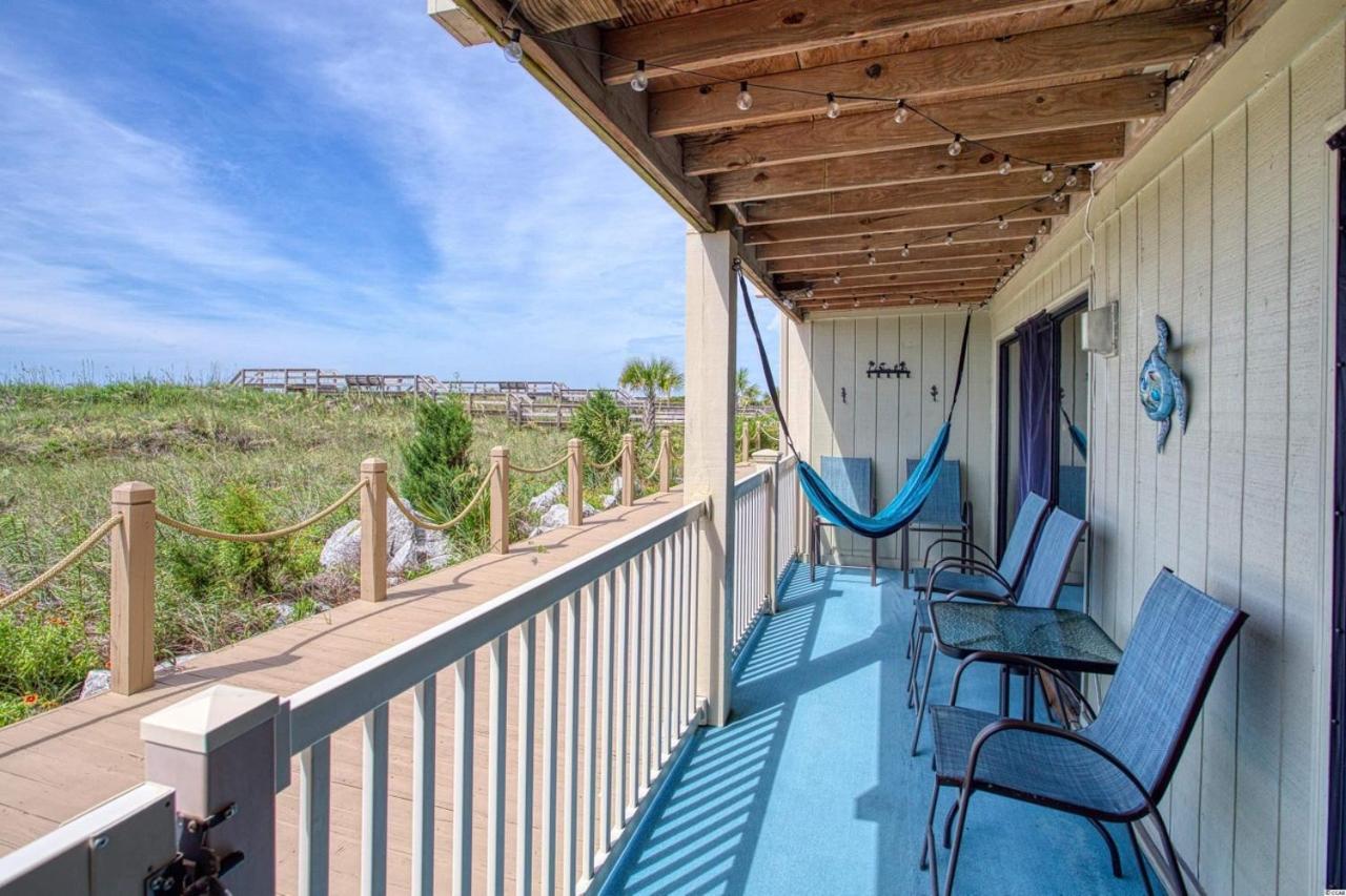 Beautiful Beachfront-Oceanfront First Floor 2Br 2Ba Condo In Cherry Grove, North Myrtle Beach! Renovated With A Fully Equipped Kitchen, 3 Separate Beds, Pool, Private Patio & Steps To The Sand! 外观 照片
