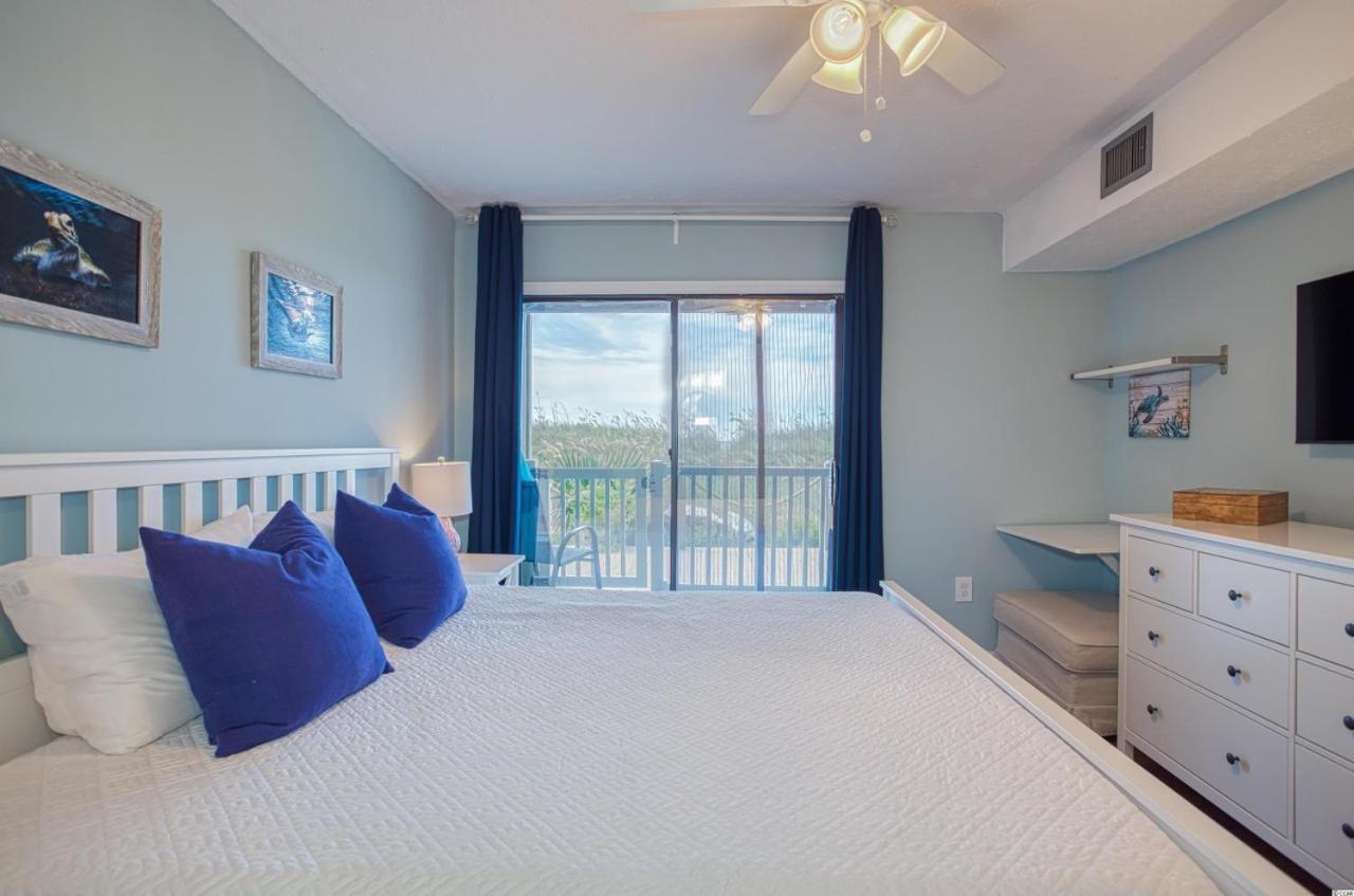 Beautiful Beachfront-Oceanfront First Floor 2Br 2Ba Condo In Cherry Grove, North Myrtle Beach! Renovated With A Fully Equipped Kitchen, 3 Separate Beds, Pool, Private Patio & Steps To The Sand! 外观 照片